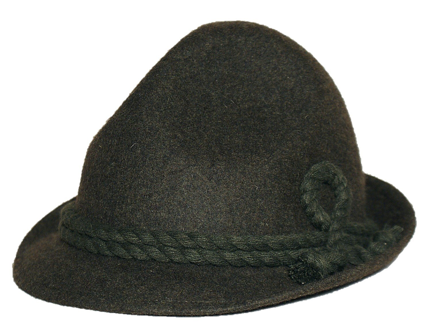 Trachtenhut Loden Hut grün Fischer Trachten Lodenhut Dreispitz für Herren Damen Bergsteiger Förster Jäger Wandern Jagd Tracht Berg Fischer Wanderhut Forst Wald Freizeithut olivgrün