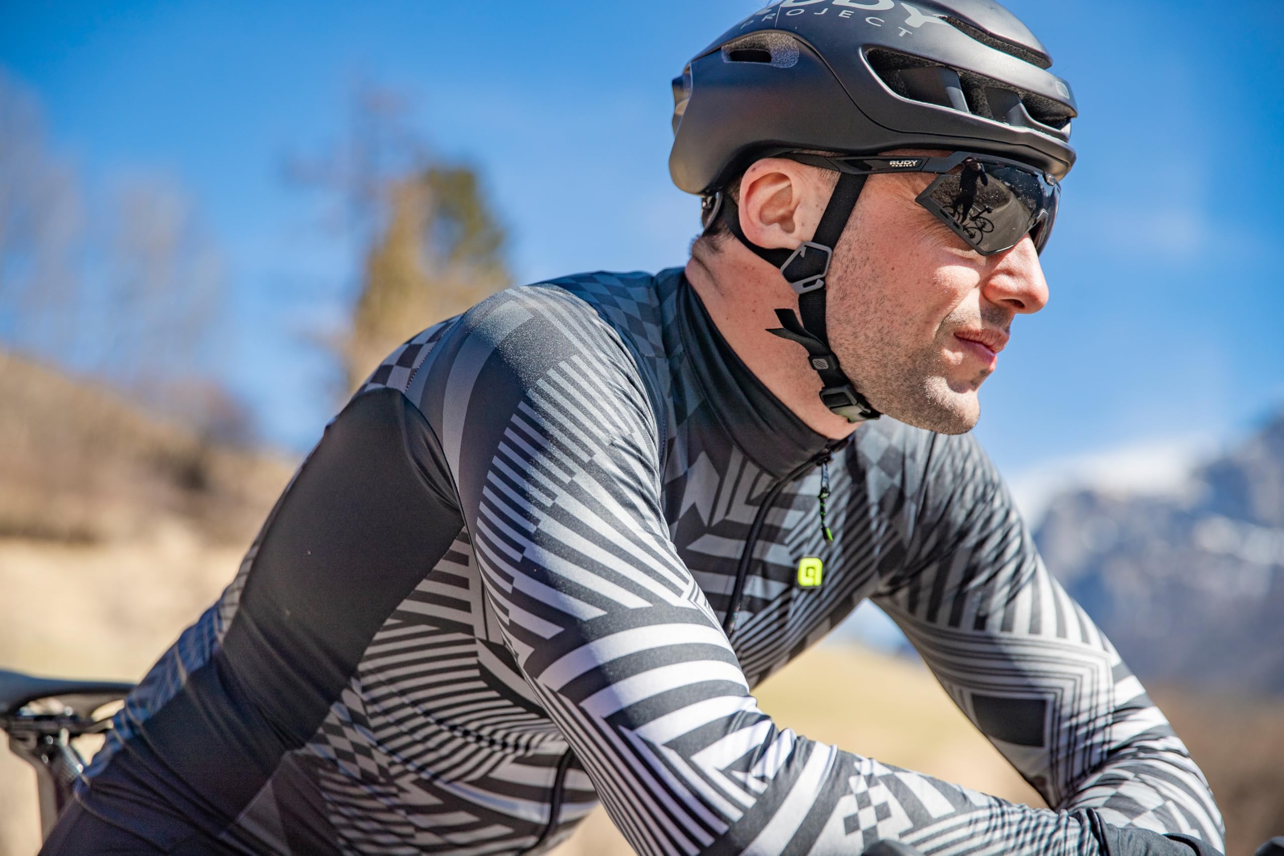 Ale' Pr-s Checker Long Sleeve Maglia da Ciclismo Uomo (Pacco da 1)