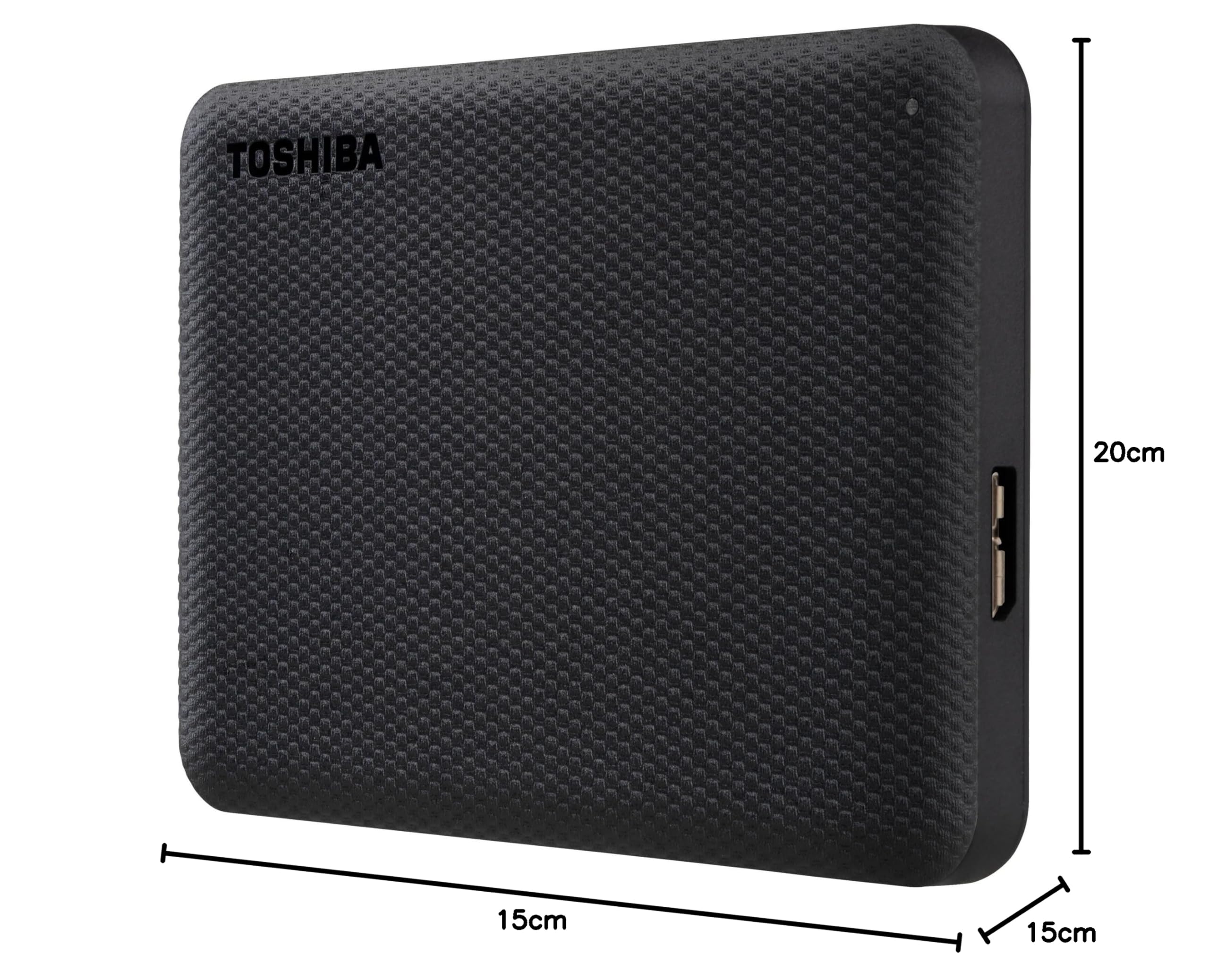 Toshiba Canvio Advance - Festplatte - 2 Tb - Extern (tragbar) - 2.5" (6.4 Cm) - Usb 3.2 Gen 1 - Schwarz