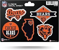 Vista 31 de Rico Industries NFL - Hoja de adhesivos (5 unidades)