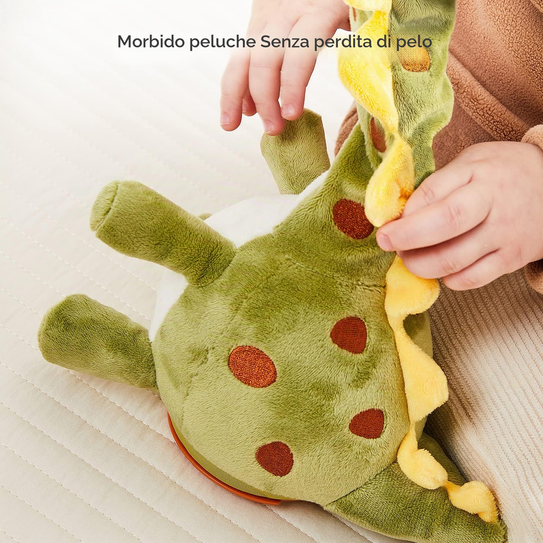 TUMAMA KIDS Giocattoli Bambino, Dinosauro che balla e ripete, Peluche Parlante, Giochi Bambini 1 2 3 anni maschio femmina, Giocattolo Musicale Animali interattivi, Regalo per neonati