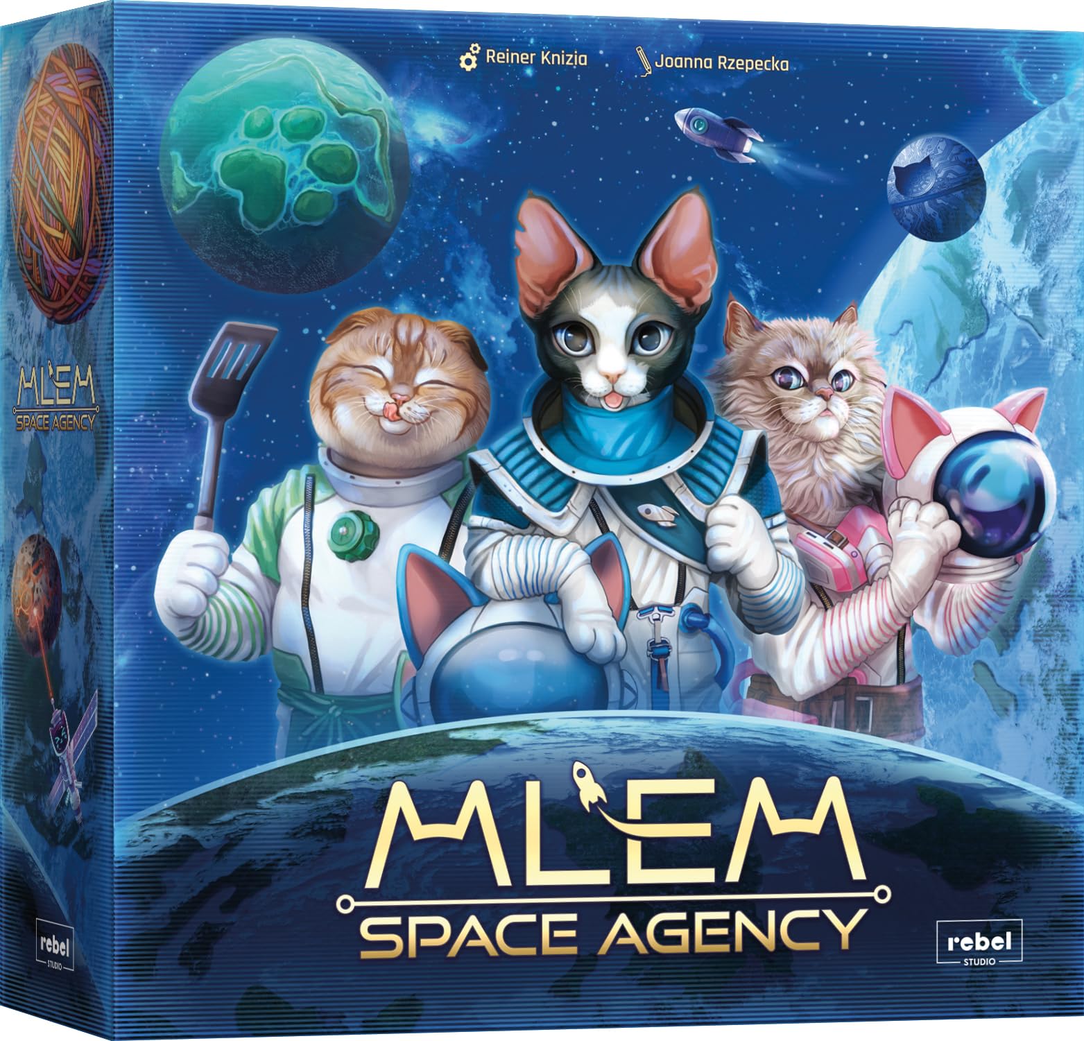 Asmodee Rebel MLEM Space Agency - Board Games - Strategy Games - Game for Adults and Children from 8 Years - 2 to 5 Players - French Version