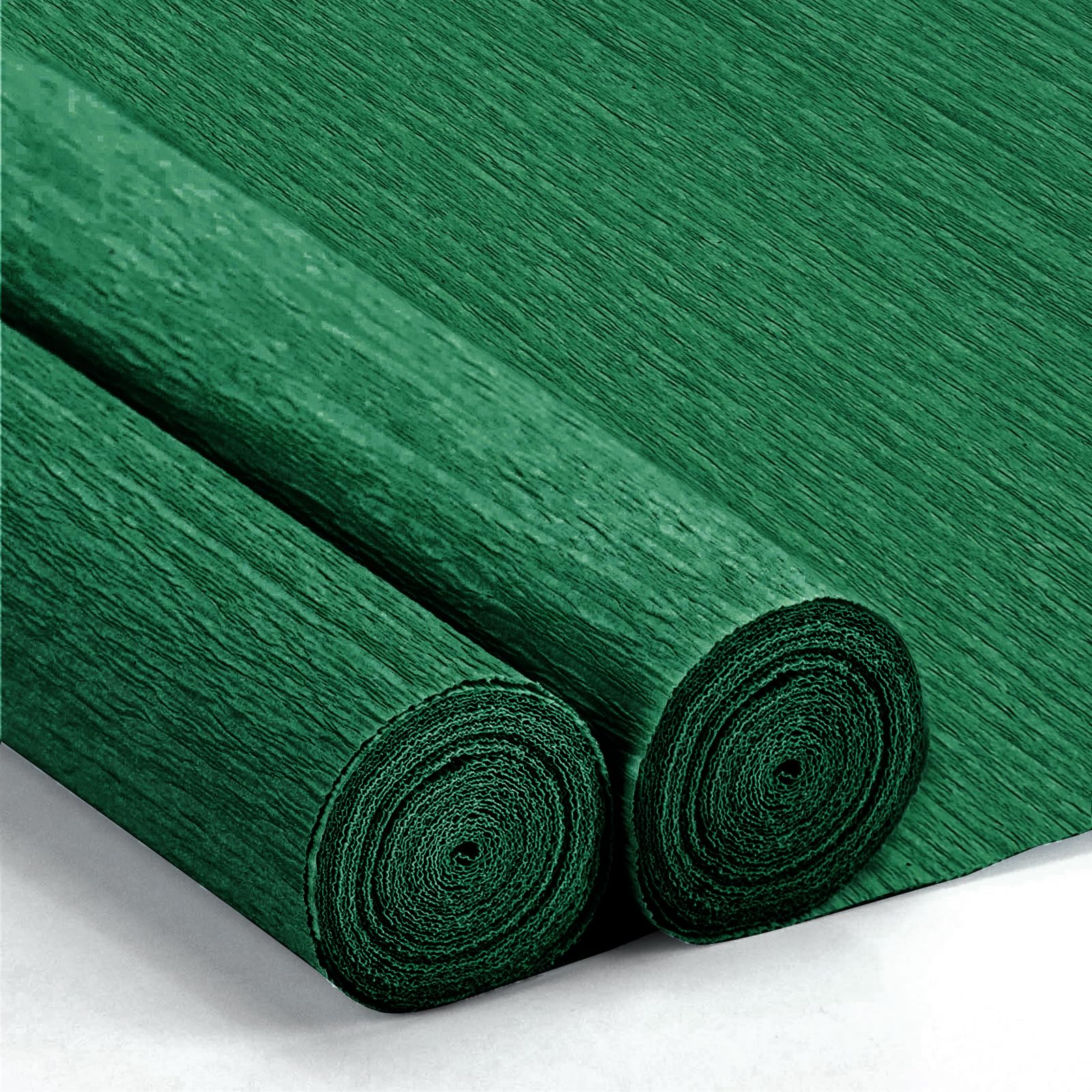 Crepe Paper Streamers 2 Rolls 10 x 98Inch (Christmas Green)