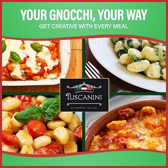 Tuscanini Cauliflower Gnocchi 16oz (2 Pack) | Imported From Italy, Low Fat, Ready in Minutes!