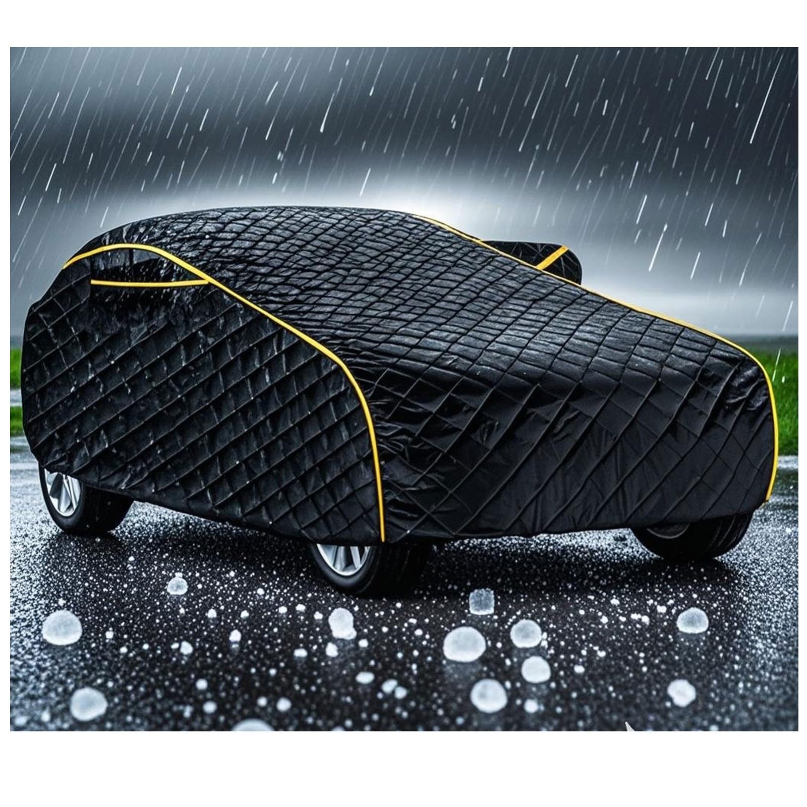 Car Cover Anti-hail for VinFast VF7 (454,5 x 189 x 163,6cm),6-layer protection, all-weather protection, thickened, anti-hail car cover