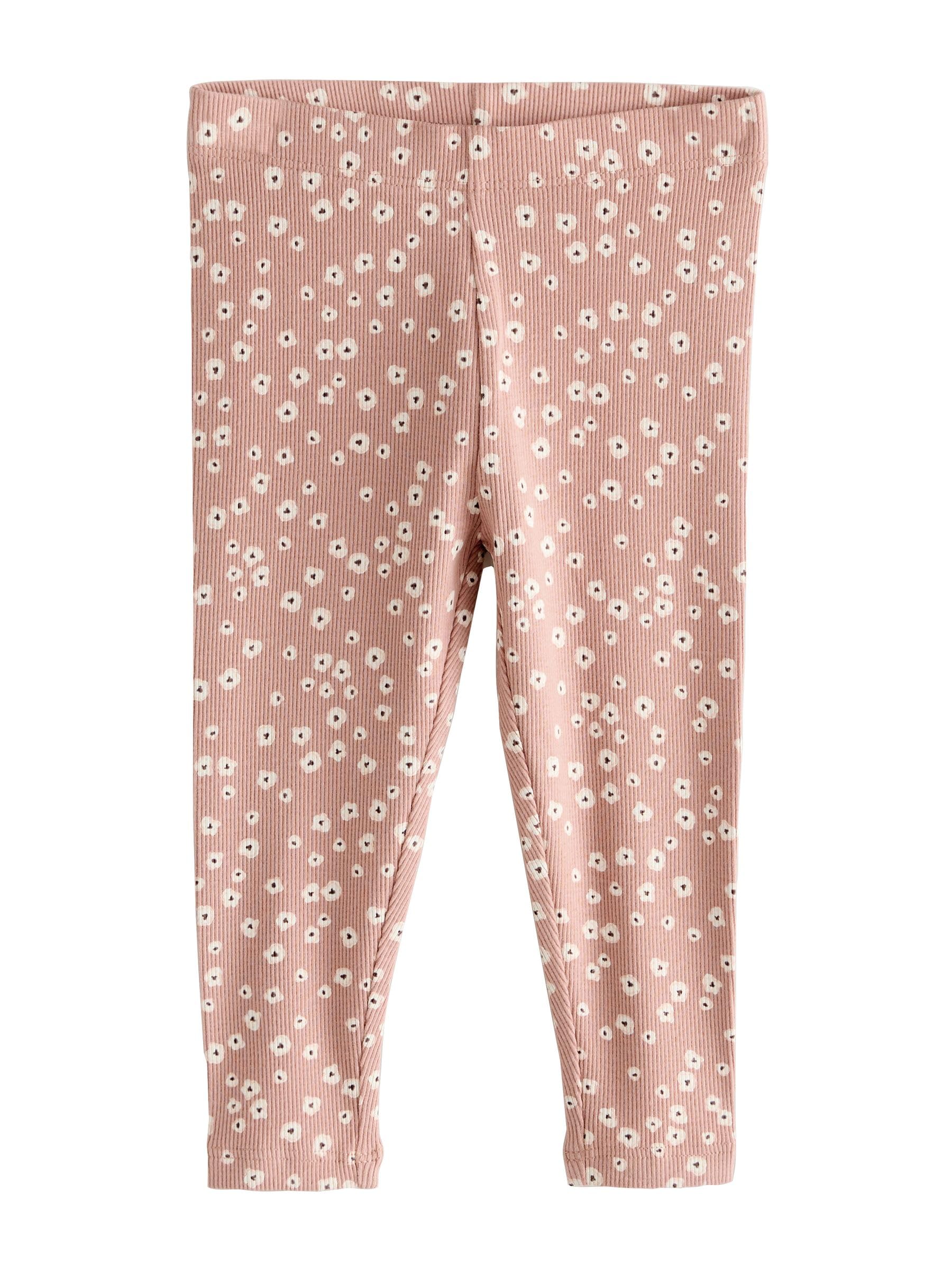 NEXT Mädchen Gerippte Leggings im 5er-Pack