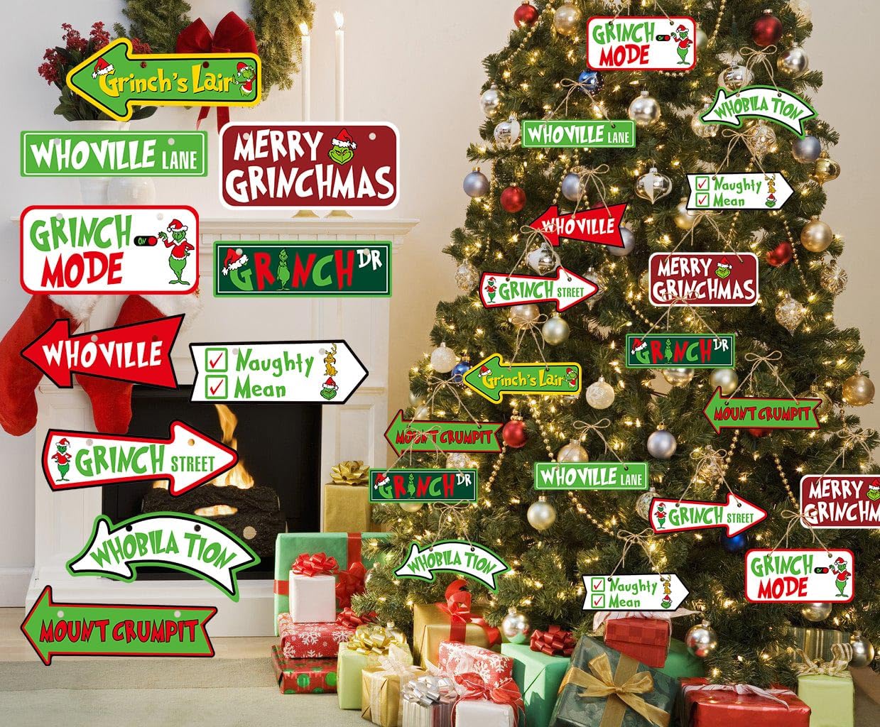 Grinch Christmas Decorations, Grinch Ornaments for