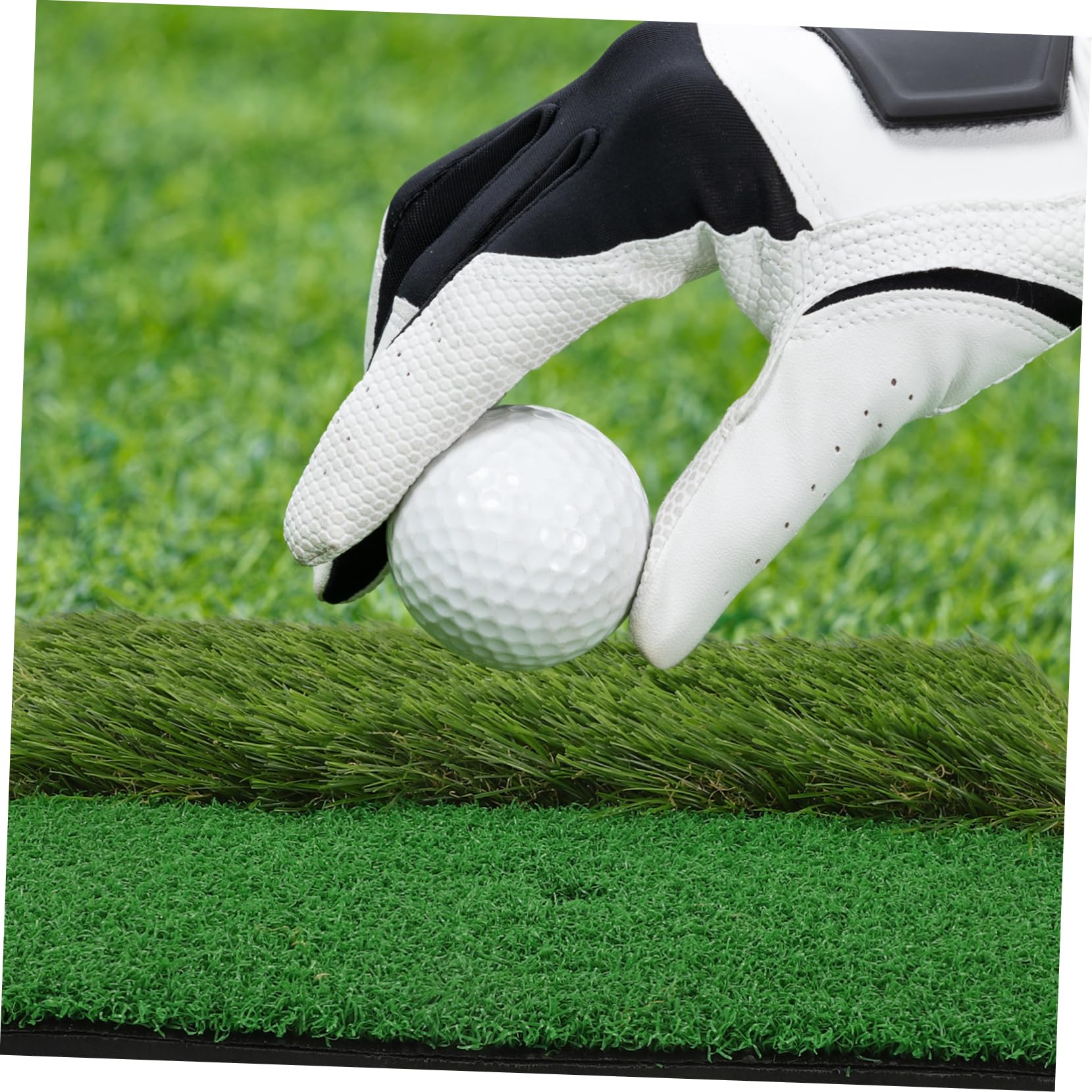 ibasenice Tapete de Golf para Interior Césped Artificial de Práctica Tapete de Putting para Golf para Sala de Estar