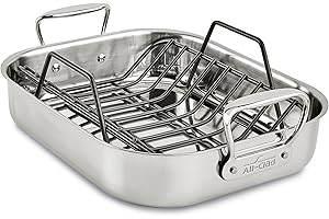 All-Clad Specialty Stainless Steel Roaster with Nonstick Rack