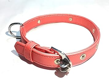 Tame Love Imported Stone Stud Dog Collar for Puppy (0.75 inches) Available in Pink Color