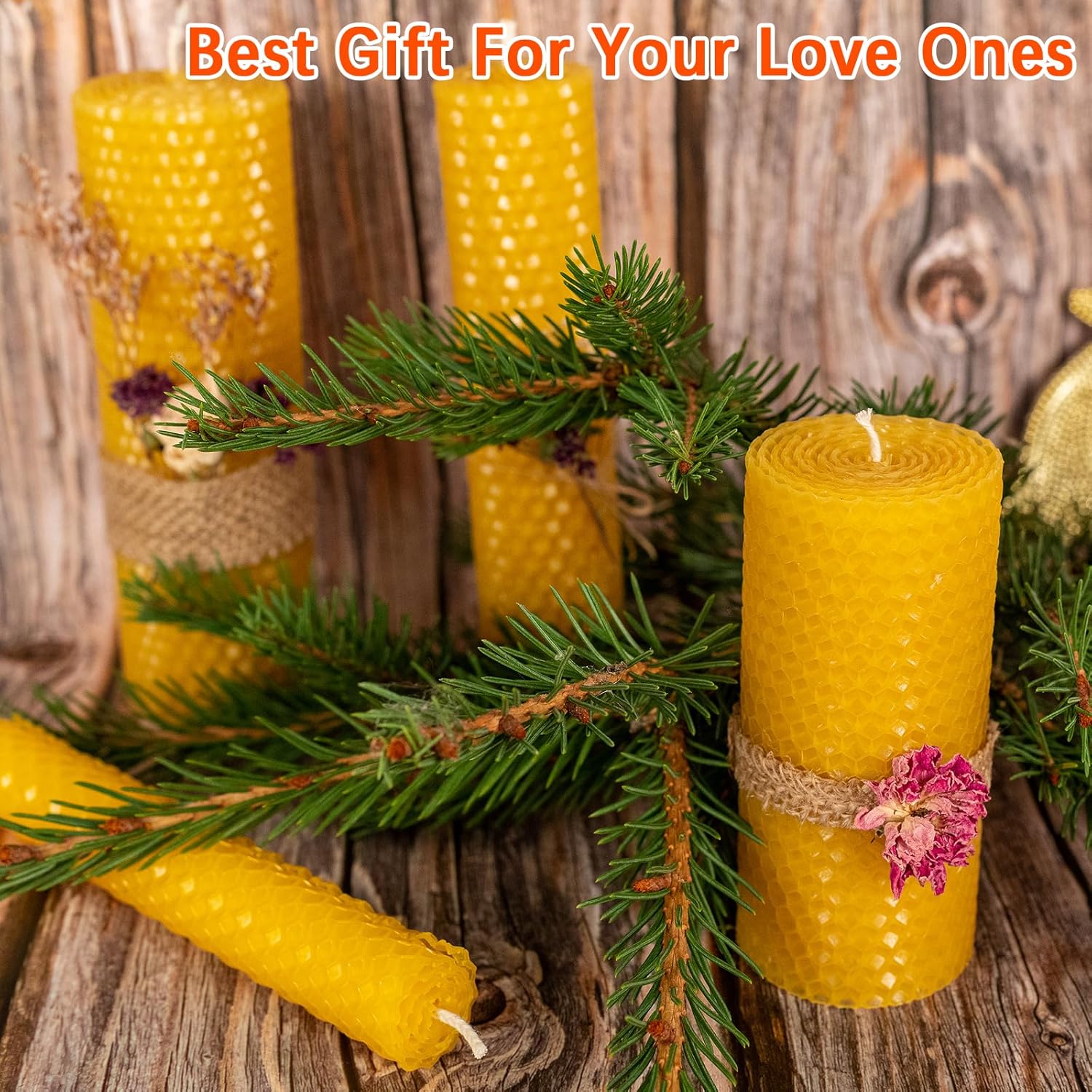 QUYLIXX 20 Pcs Beeswax Candle Making Kit, Natural Beeswax Sheets for Candle Making Rolling Kits (Bright Color, 8 x 8 inch)