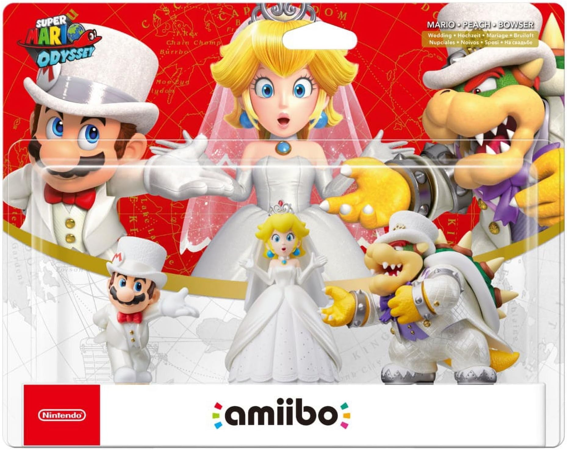 Amiibo - Mario/Peach/Bowser (Wedding 3-Pack) (SMO)