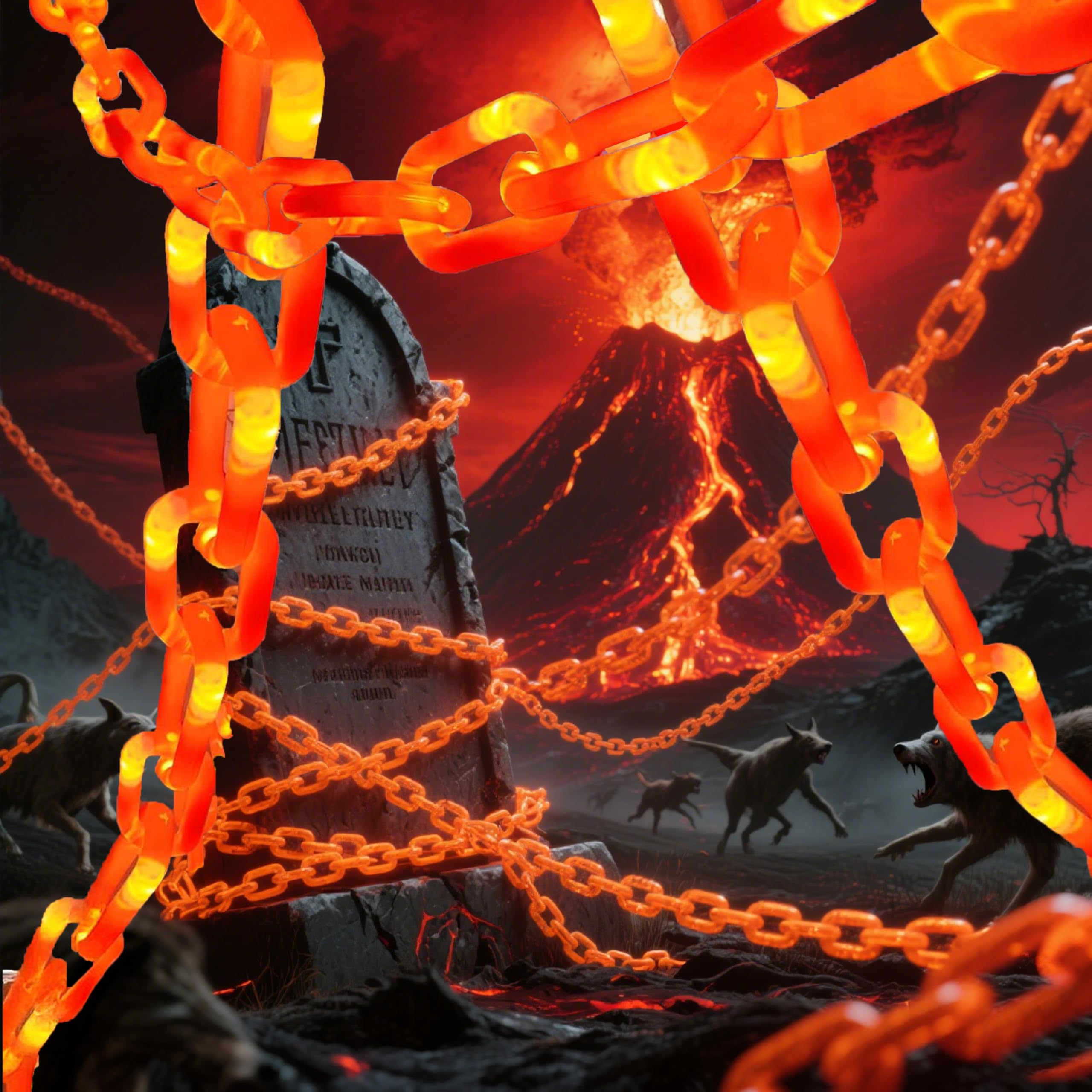 Halloween Deko LED Fensterlichter, 8 Modi Dekorationen Lichterkette 2/3/4M Deko Outdoor Lichter, Batteriebetriebene Lichter Dekoration Indoor Outdoor Home Yard Party, 4M