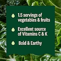 Vista 6 de Suja Verdes Uber orgánicos, botella de 12 onzas líquidas