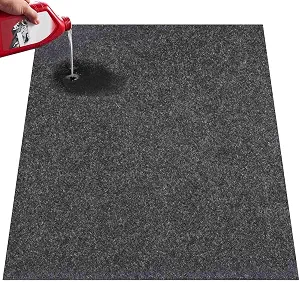 VEVOR Garage Floor Mat, 7.5'x20' Waterproof Oil Spill Protection, Non-Slip Containment Mat with TPE Backing