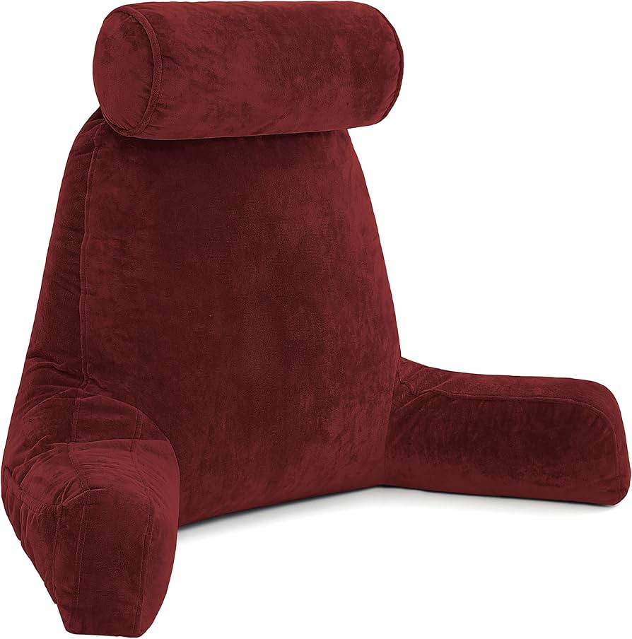 ✨ アリゾナマルーン　Husband Pillow XXL、大型クッション Amazon.com: Husband Pillow XXL – Reading Pillow Bed Chair with