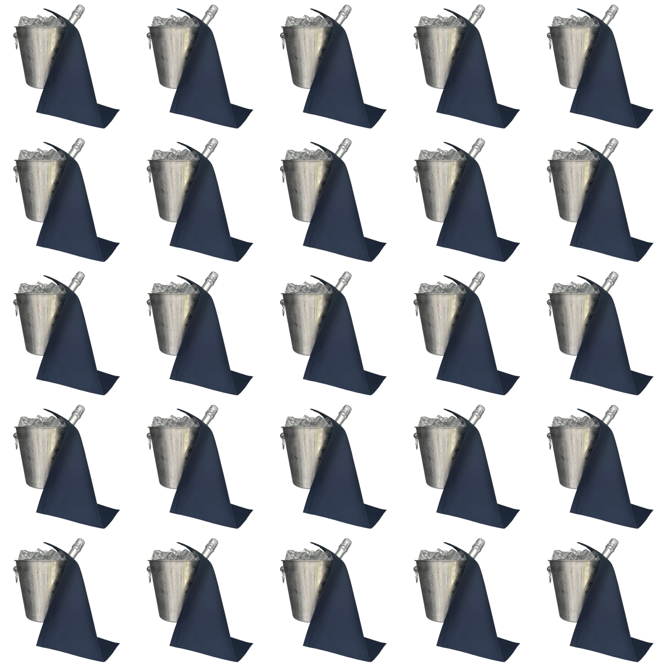 Chiffons à bouteille pour seaux à glace lors de vos repas et réceptions