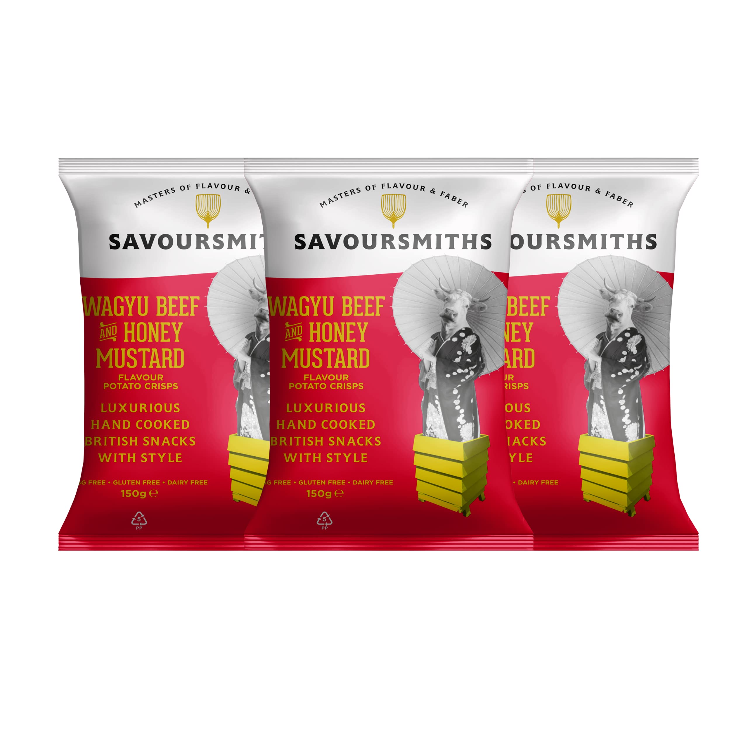 Savoursmiths Wagyu Beef With Honey Mustard 150g x 3