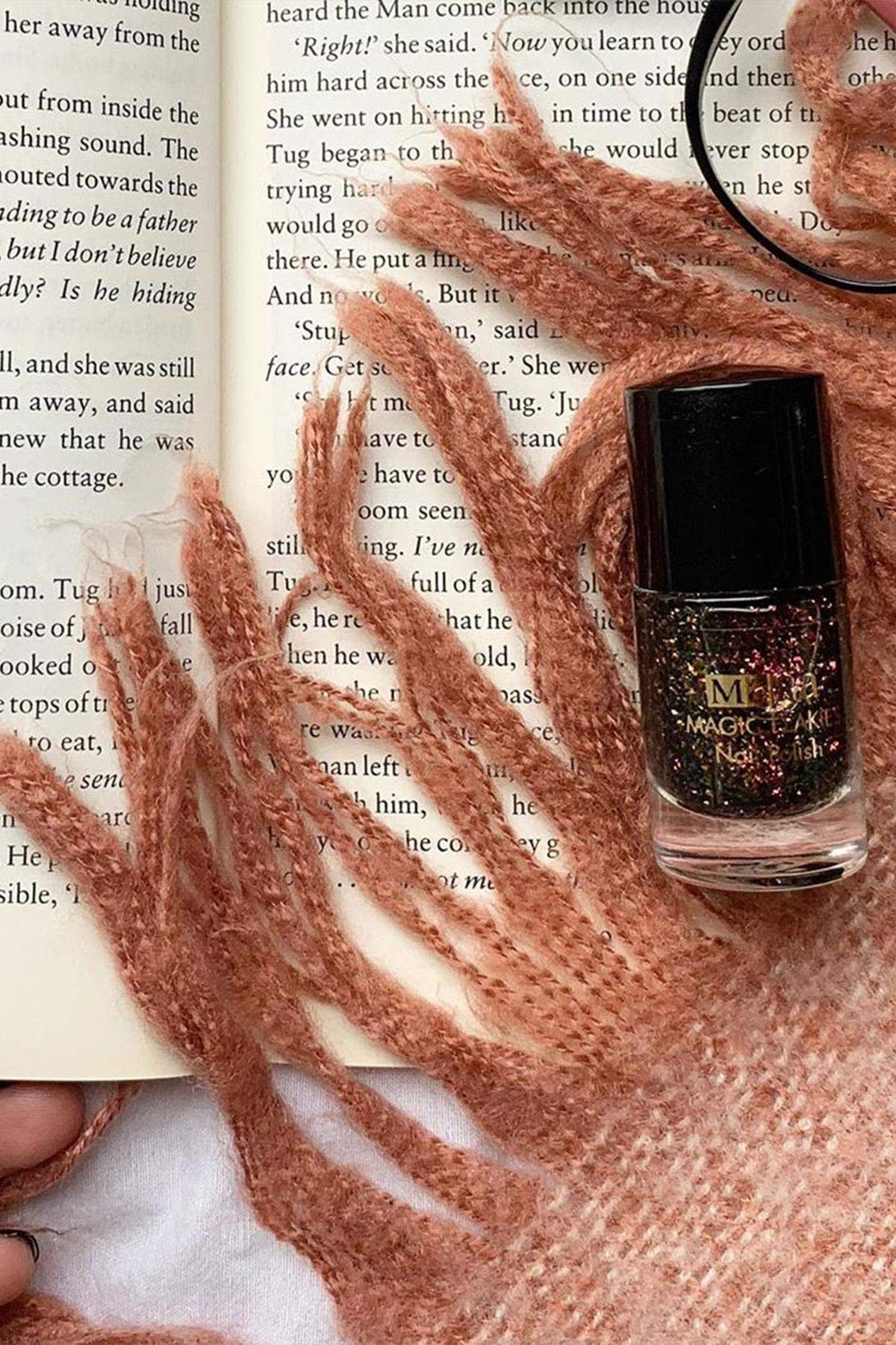 Mara Kozmetik Flakies Nail Polish Oje Red - Gold - Green