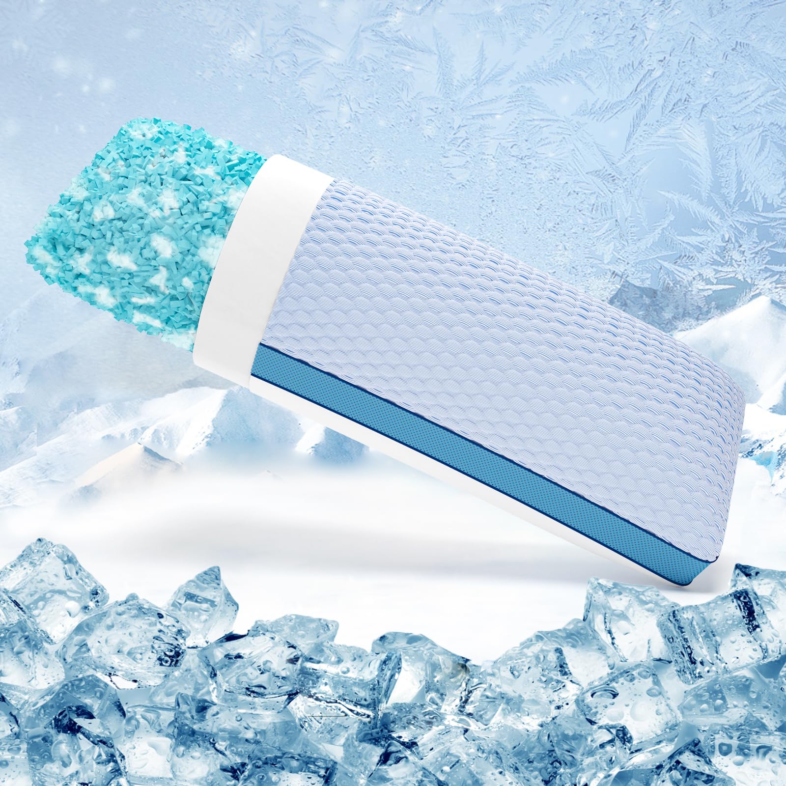 Amazon｜YZ HOME 低反発枕 ブルー｜枕 オンライン通販