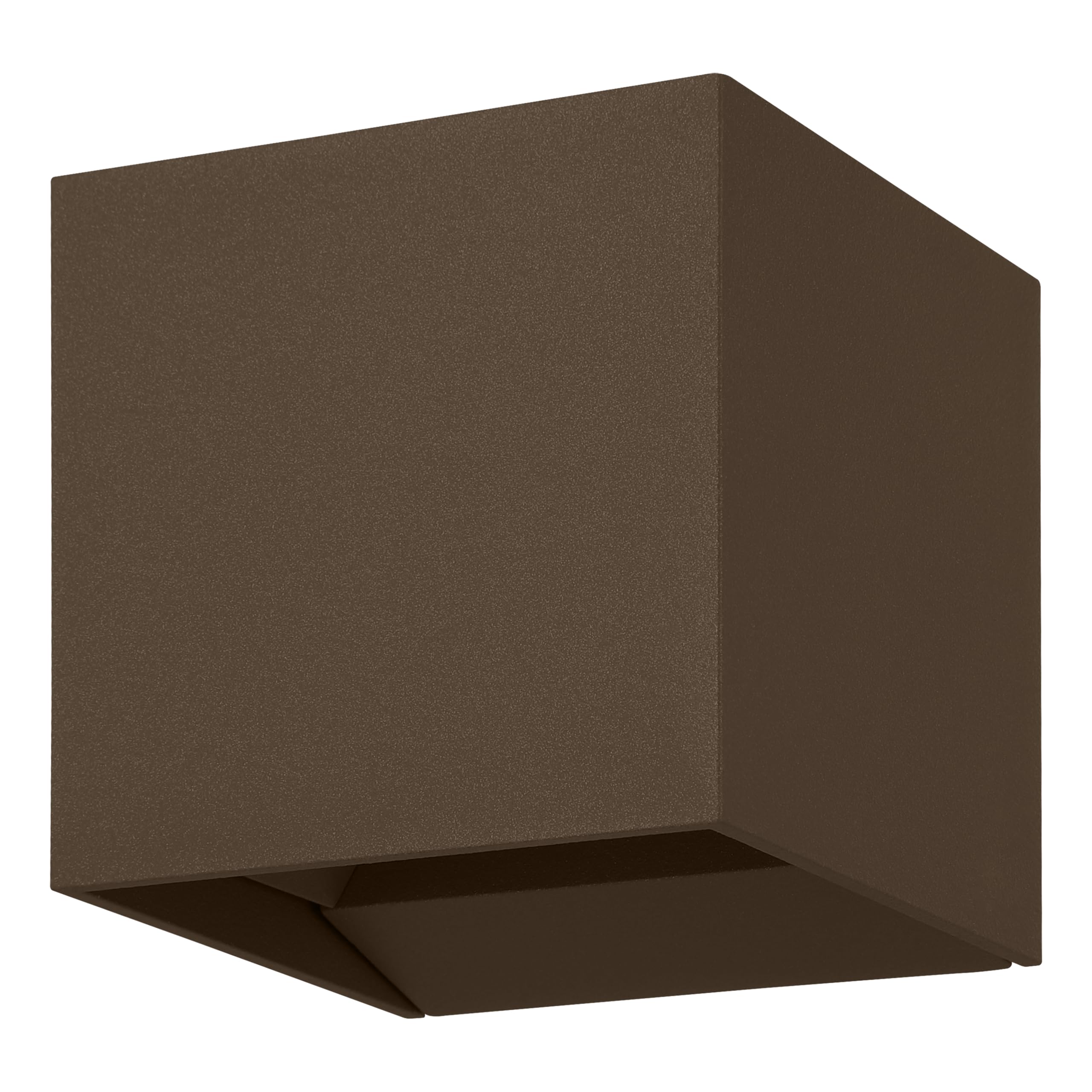 EGLO LED Outdoor Wall spot Light Calpino 3, Outside lamp uplight Downlight, Porch Lighting Made of Metal in Rust Brown, Warm White, IP54