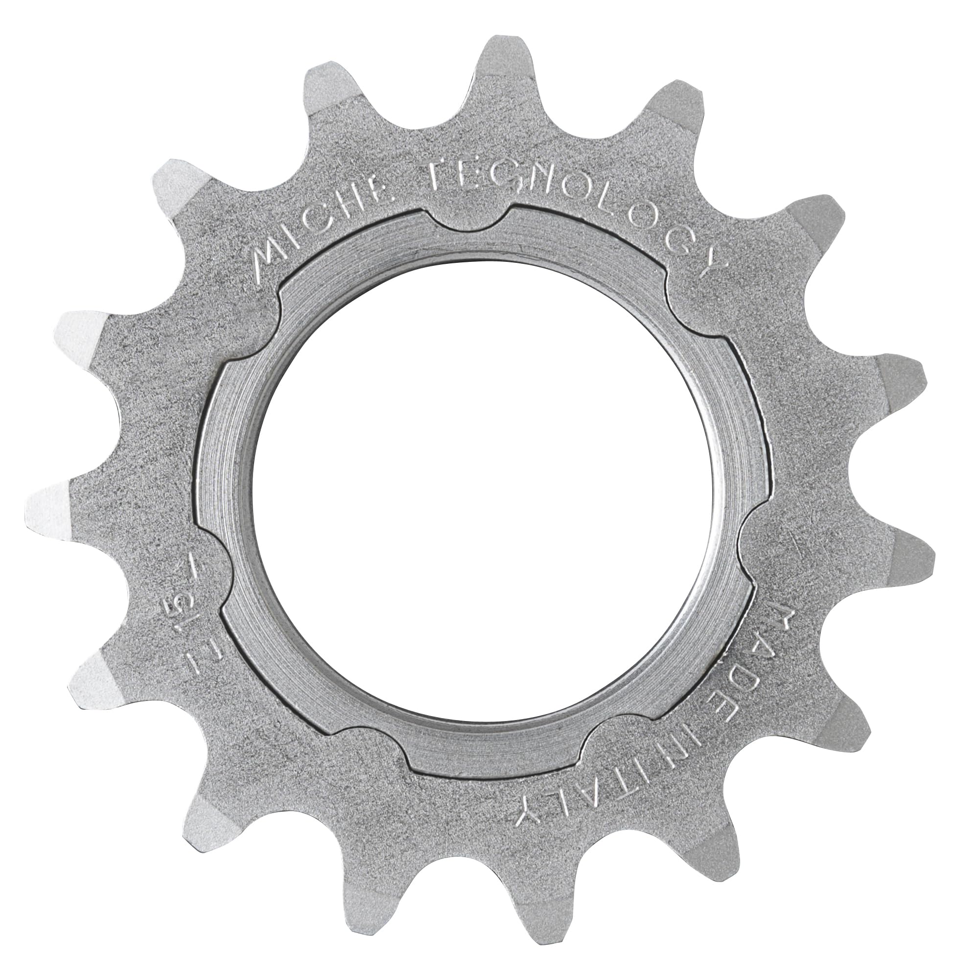Miche 1/8 Fixed Sprockets with Carrier Track Sprocket, Silver, 16t