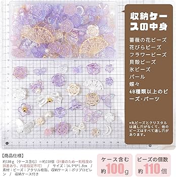 Amazon.co.jp: デコパーツ ビーズ ホイップデコ パーツ 【特典ビーズ