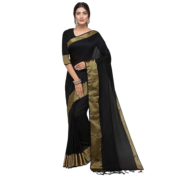 plain cotton silk sarees with border