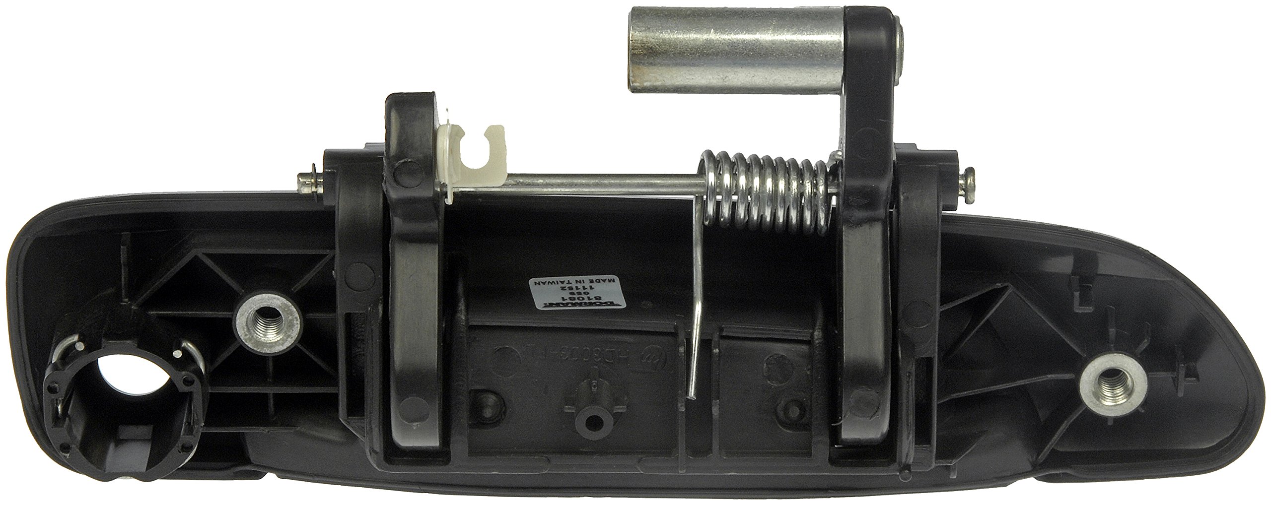 Dorman 81081 Manilla Puerta Exterior Delantera Lado Conductor, Agarradera Coche | Compatible con modelos Honda seleccionados, color negro liso