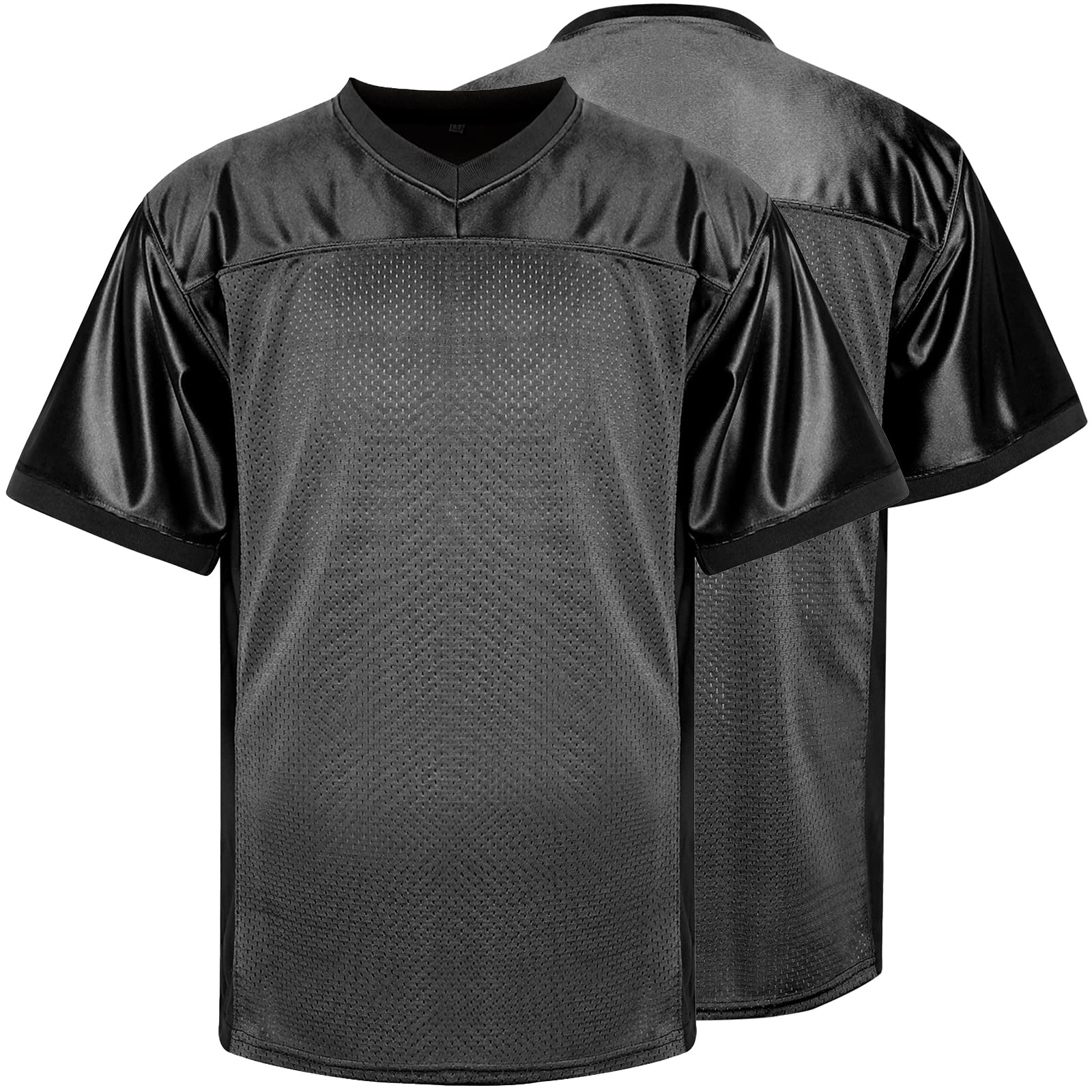 MESOSPERO Blank Practice Football Jersey Mesh Athletic Sports Football T-shirt czarny biały czerwony