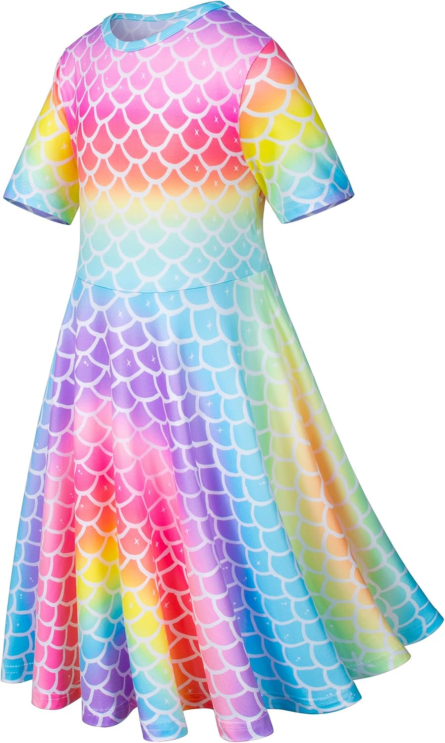 Doll and Girl Matching Nightdress Mermaid Dress Nightgowns Costume for Girl and 18" American Girl Doll Clothes