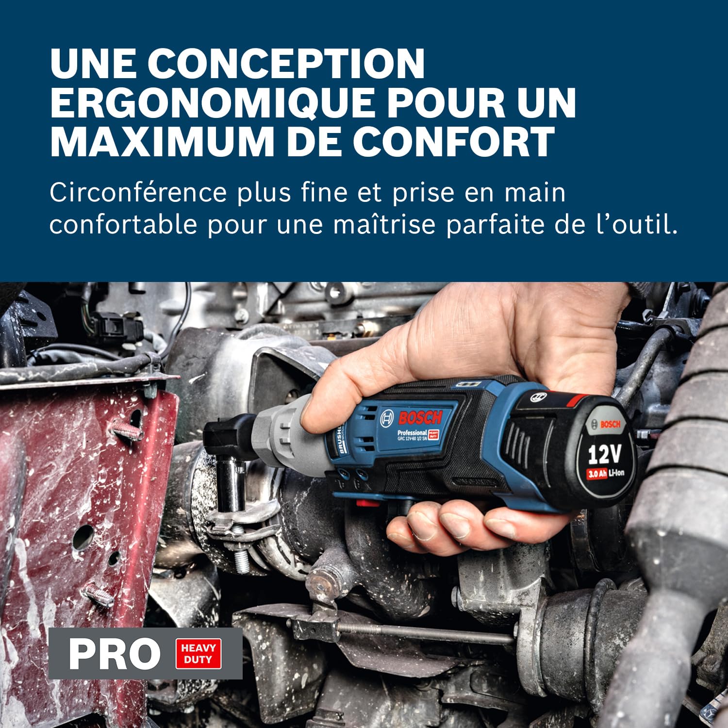 Bosch Professional 12V System clé à rochet sans-fil GRC 12V-60 1/2 SN