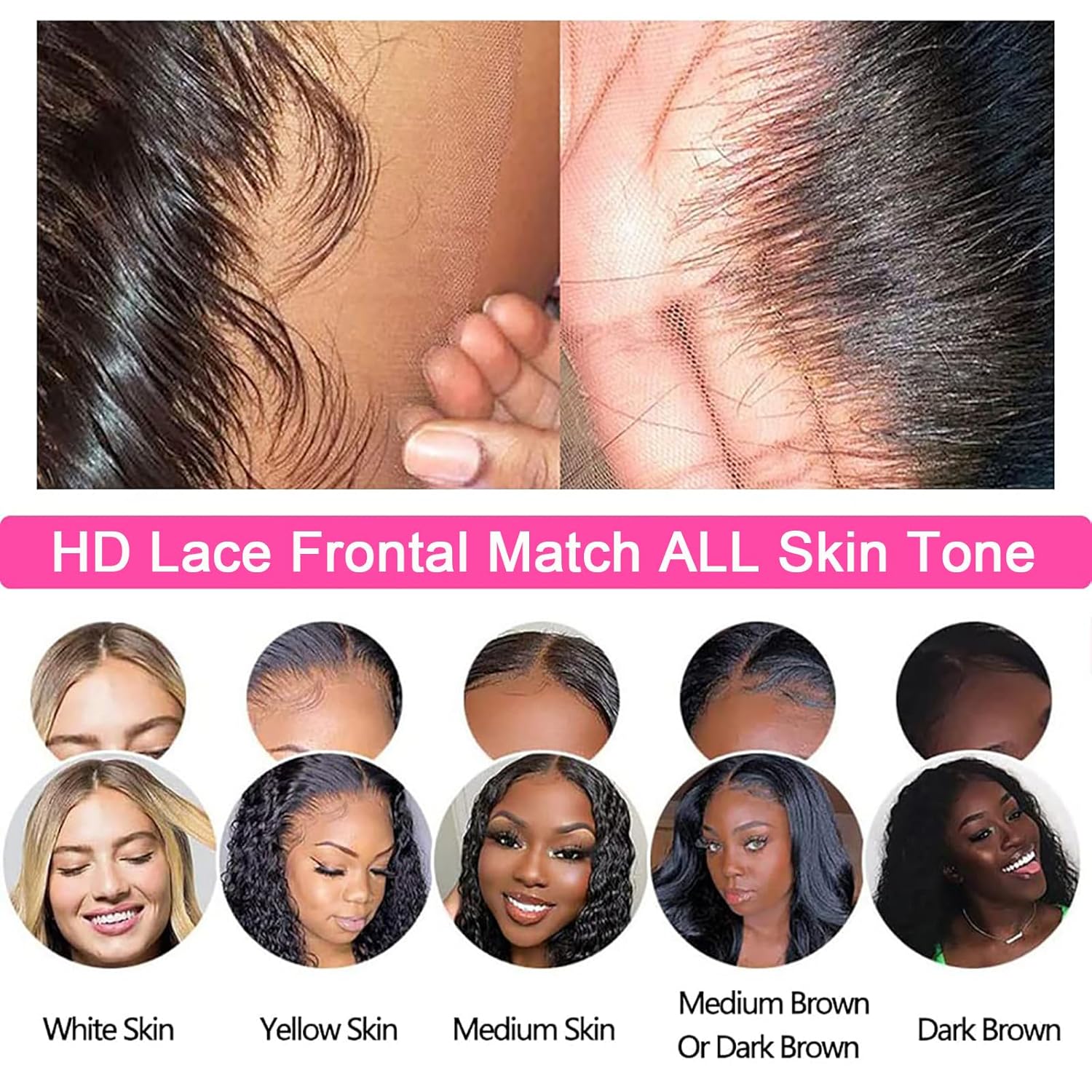 13x4 Lace Frontal Closure Straight Human Hair Ear to Ear HD Lace Frontal Closure Free Part Brazilian Straight Hair Extensions Human Hair Pre Plucked with Baby Hair 14 Inch
