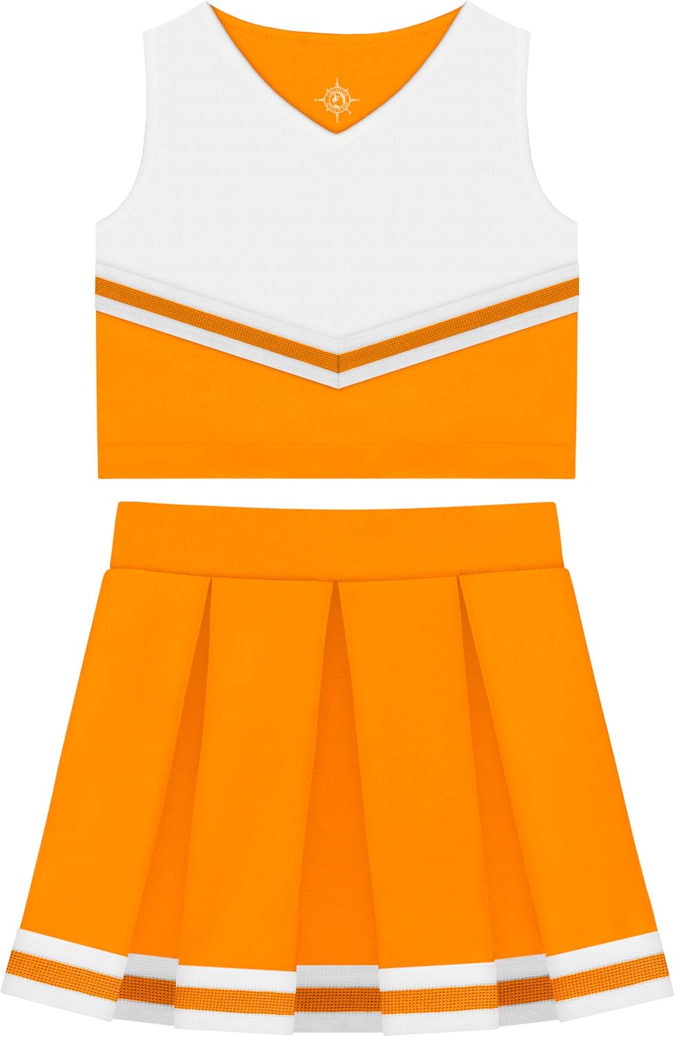 Creative Knitwear College Baby Cheerleader Dress 2-Piece Top/Skirt - Multiple Colors, for Girls (2T - 12 Years)