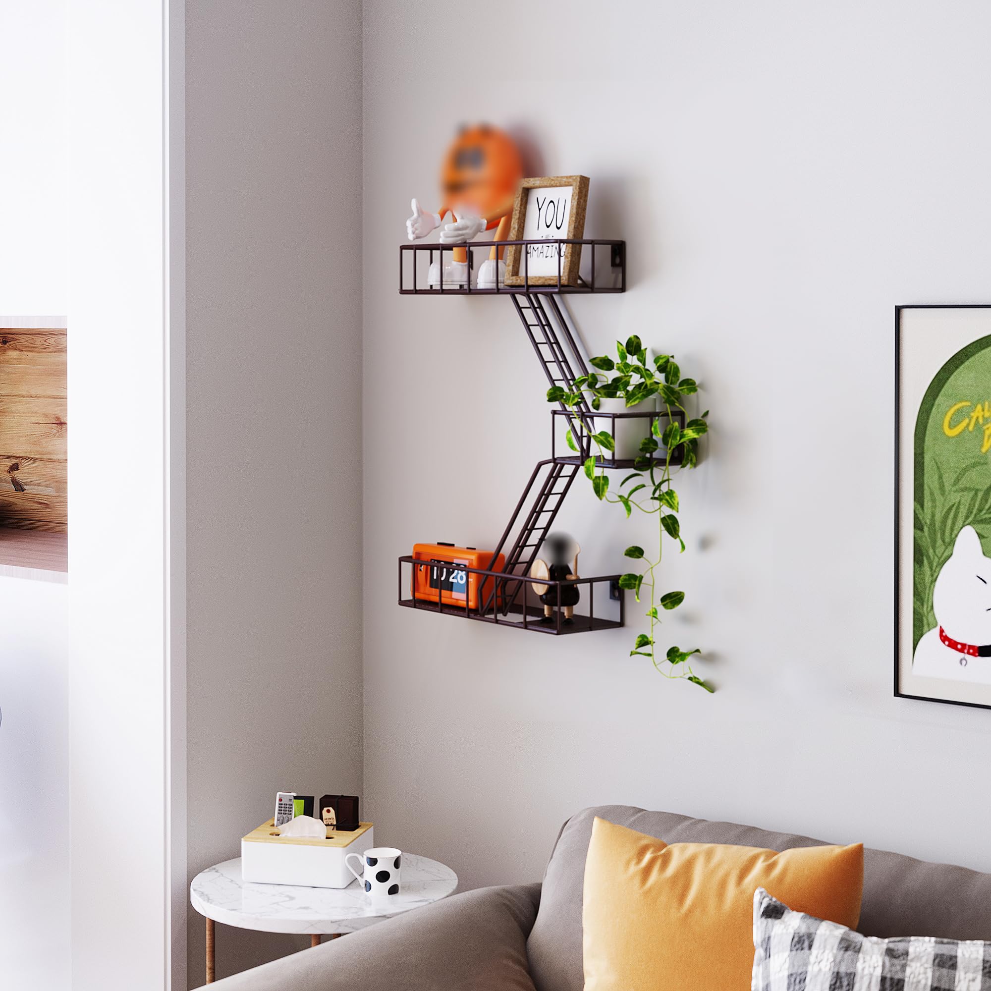 ファイヤーエスケープ FIRE ESCAPE 壁面収納　DIY ファイヤーエスケープ FIRE ESCAPE 壁面収納 DIY