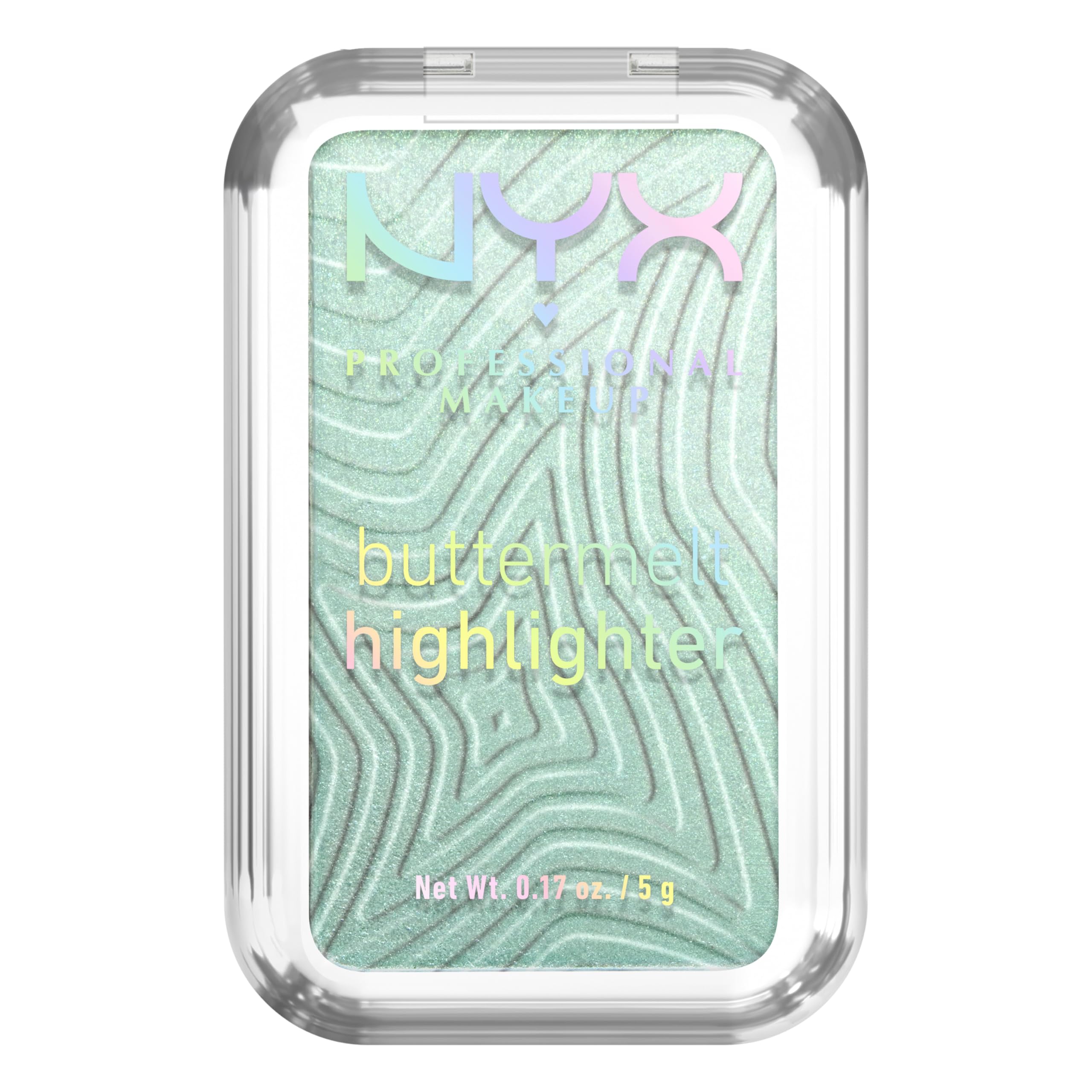 NYX Professional Makeup Buttermelt Highlighter, Powder Highlighter, 12 HR Wear, Fade & Transfer Resistant, Butta Mint