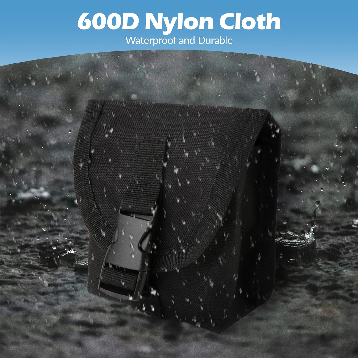 Nylon Diver Weight Belt Bag with Quick Release Buckle for Scuba Diving Tech Dive Weight, Scuba Diving Spare Weight Storage Bag Pocket - Image 2