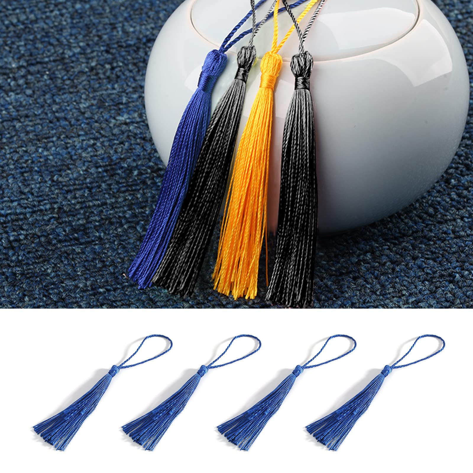 150 Nappine Per Decorazioni Fai Da Te - 40 Colori | Lunghezza 13 Cm | Per Gioielli, Segnalibri, Casa - Foto 11