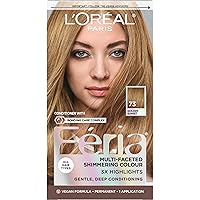 Vista 216 de L'Oreal Paris Feria Tinte permanente brillante multifacético, 721 Dusty Mauve, paquete de 1 10 negro azabache (negro más negro)