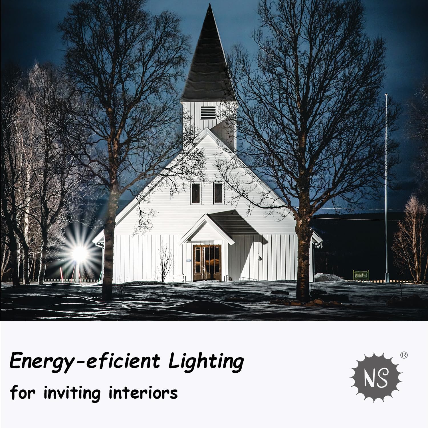NS 700W Equivalent 10500LM LED Bulbs (1-Set) - 90% Energy Saving