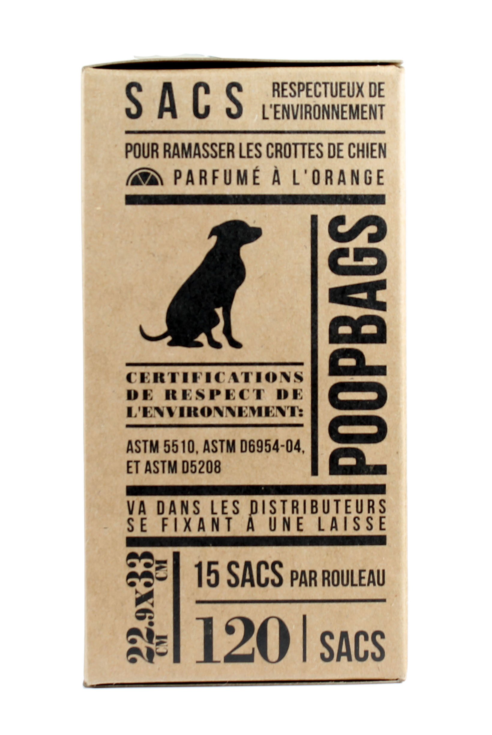 The Original PoopBags – Eco-Eco auf einer Rolle Haustierkotbeutel mit Orangenduft – 720 Beutel (48 Rollen mit je 15 Kotbeutel)