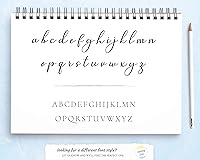 Vista 7 de Beautiful Handwriting Monogram Design Custom Flat Note Cards - Personalized Set - Modern Stationery - Gift For Her