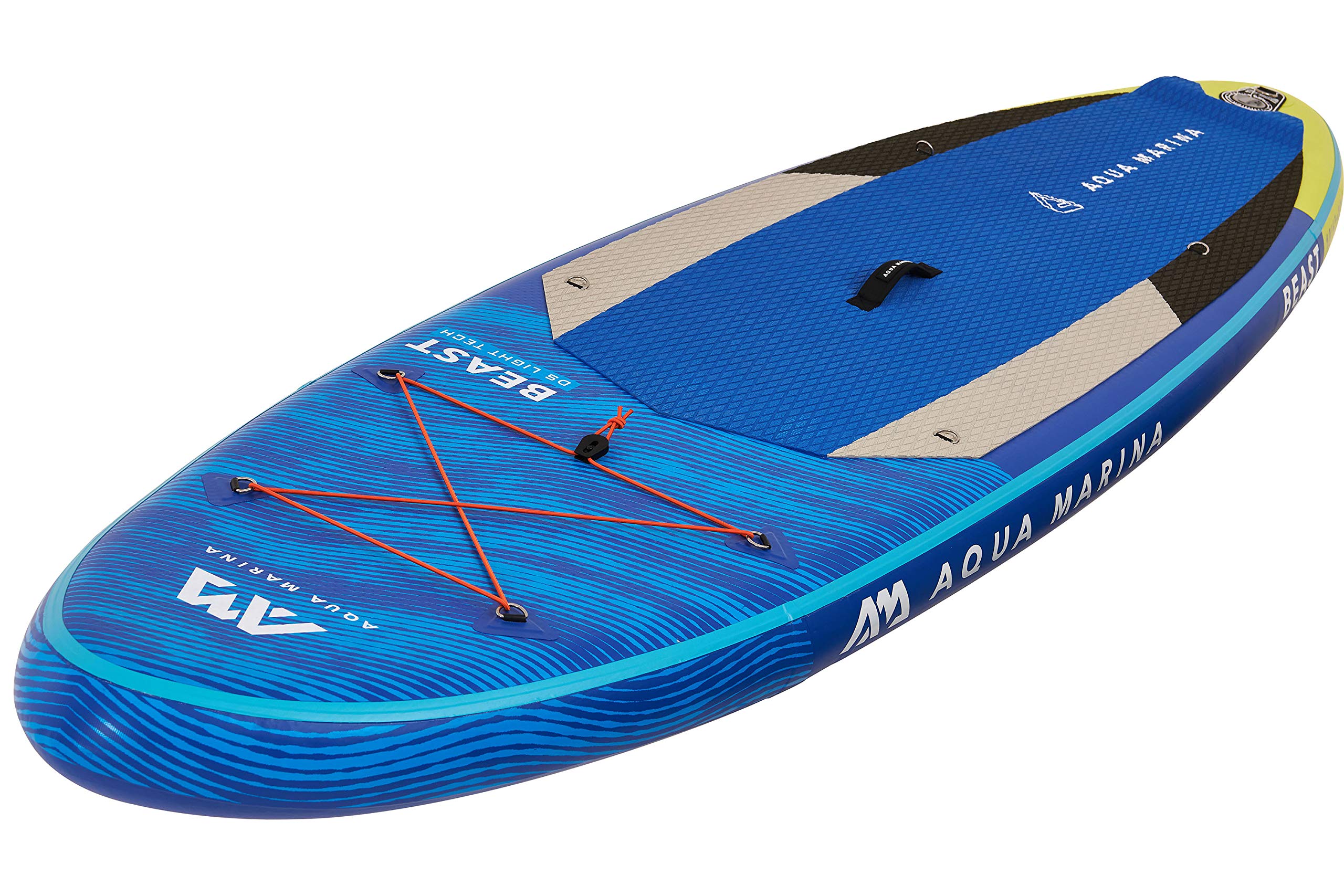 Aqua Marina Stand Up Paddle Beast 320x81cm | All-Around-Advanced ISUP | Inkl. Pumpe, Paddel, Mittelfinne, Sicherheitsleine & Zubehör | Perfekt für Anfänger & Fortgeschrittene