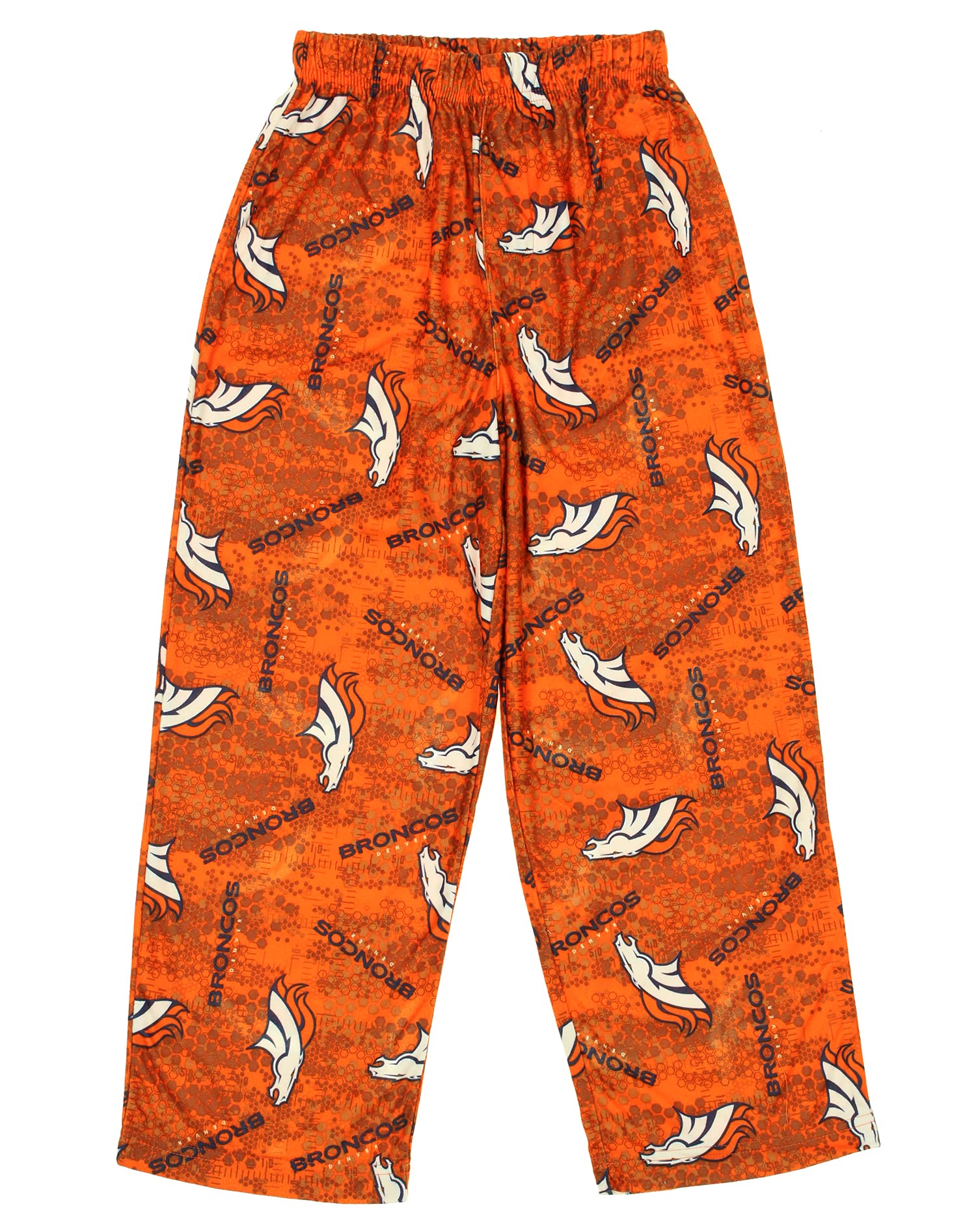 Outerstuff - NFL Youth Boys Team Colorway Printed PJ Pajama Pants, Denver Broncos, X-Large (18-20)