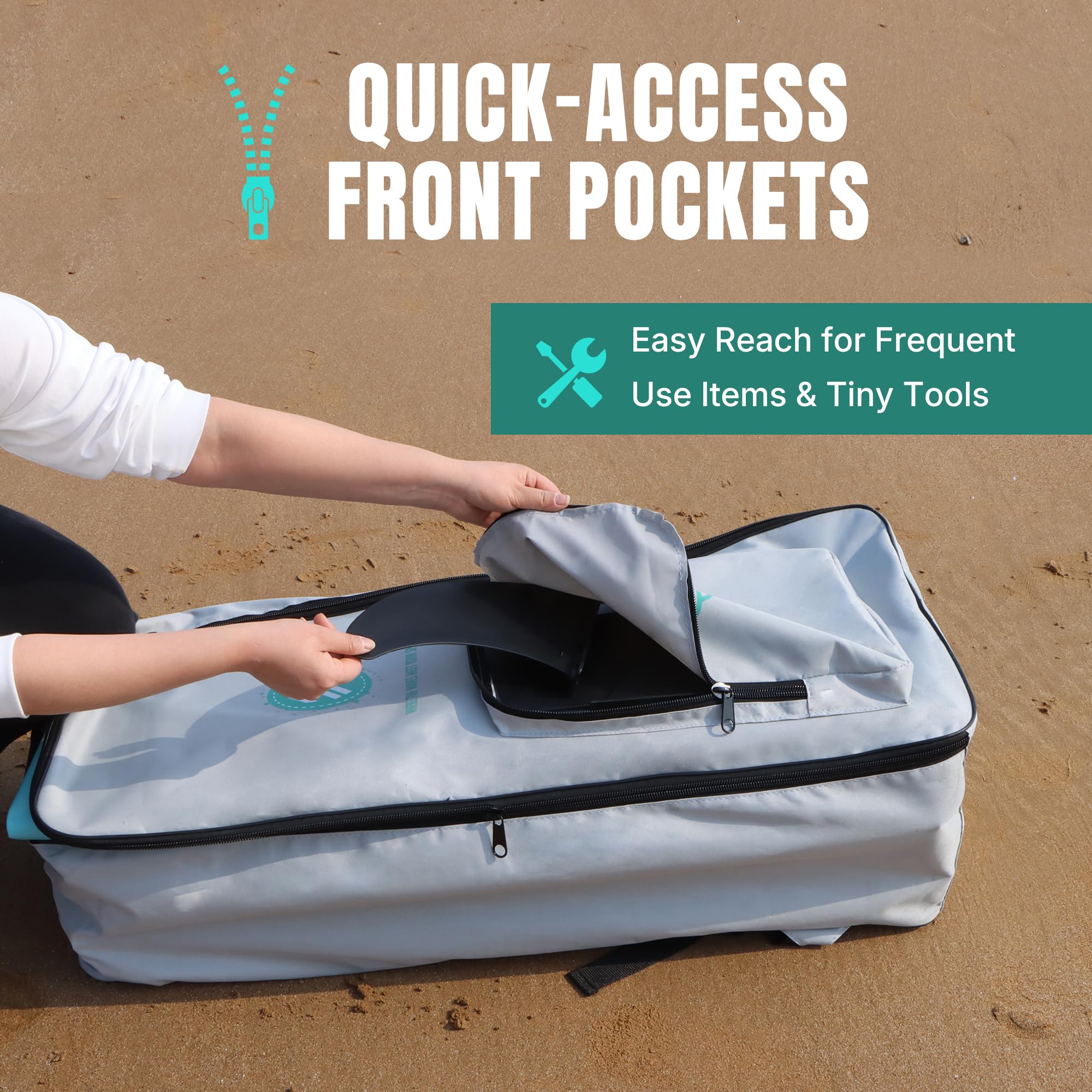 niphean Sac à dos de planche à pagaie avec bretelles plus larges, sac de planche à pagaie gonflable extra grande capacité de 100 L, sac de planche à pagaie avec support ergonomique pour un transport