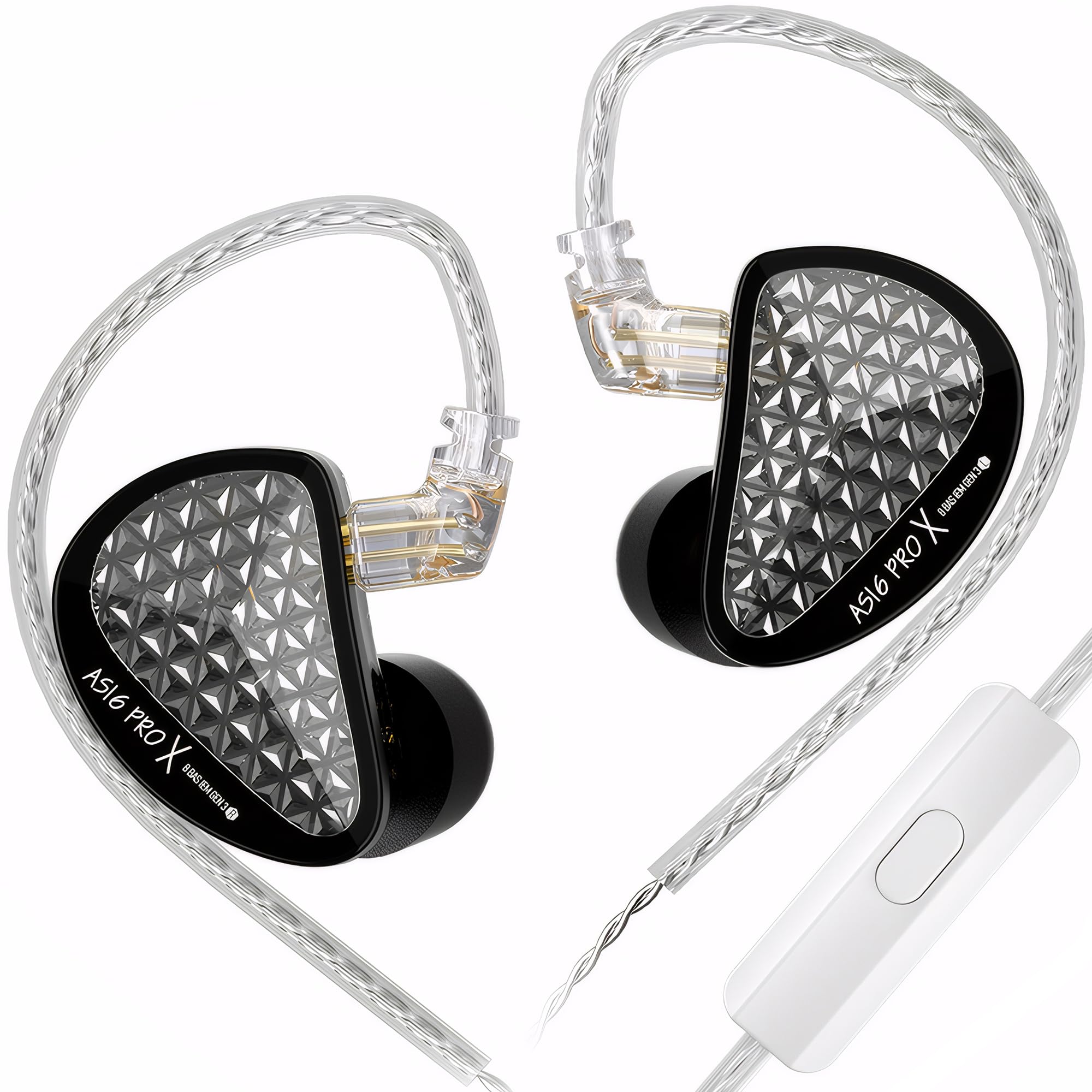 Amazon.com: KZ AS16 PRO X in-Ear Monitor Headphones – 16 Balanced