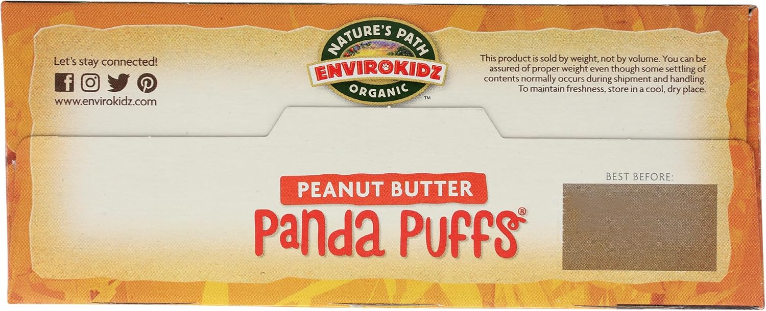 Peanut Butter Panda Puffs Organic Cereal