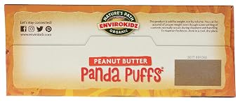 EnviroKidz Peanut Butter Panda Puffs Organic Cereal, 10.6 oz