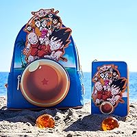 Vista 8 de Loungefly Cartera de 35 aniversario de Dragon Ball, exclusiva de Tienda