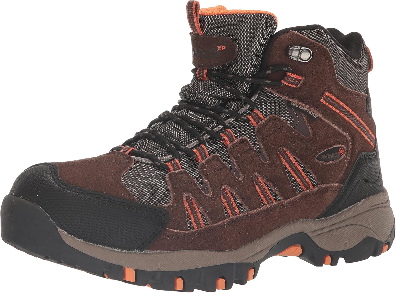 Nevados Men's N-MORESO Hiking Boot, Chocolate/Burnt Orange, 9